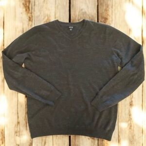 🔥HOST PICK🔥 Apt. 9 Mens Grey Merino Wool Blend Sweater